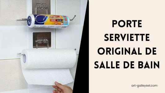 Porte serviette original de salle de bain - Art-Galleyset