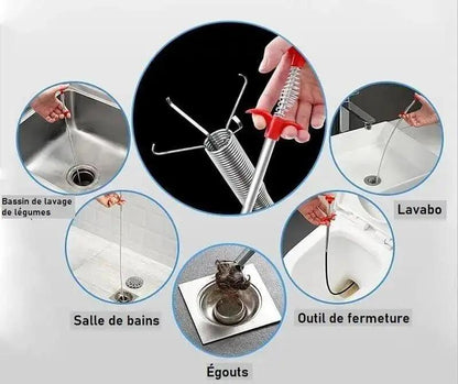 Deboucheur evier flexible | DrainSnak™ - Art-Galleyset