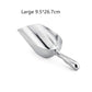 4-Size Aluminum Alloy Ice Shovel Scoop Multifunctional Grain Coffee Beans Bar Cube Scraper Measuring Spoon Kitchen Accessories - Art-Galleyset