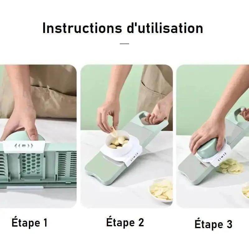 Mandoline inox cuisine | CutPota™ - Art-Galleyset