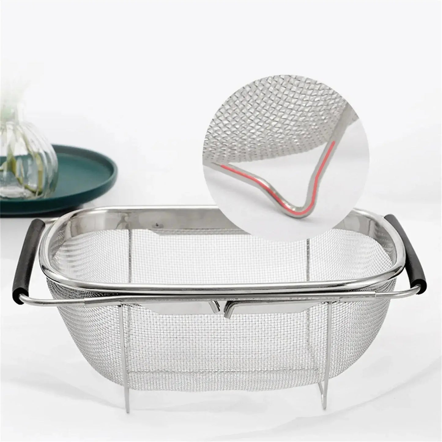 Passoire inox rétractable | RetraDrain™ Art-Galleyset
