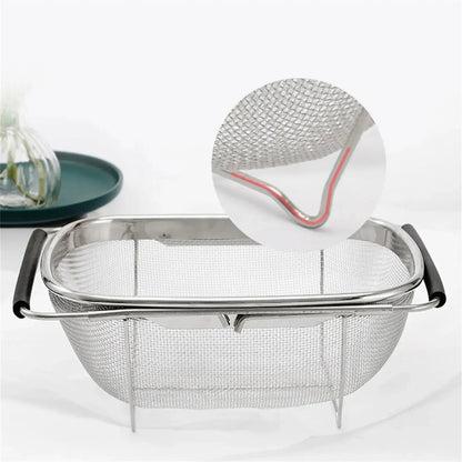 Passoire inox rétractable | RetraDrain™ Art-Galleyset