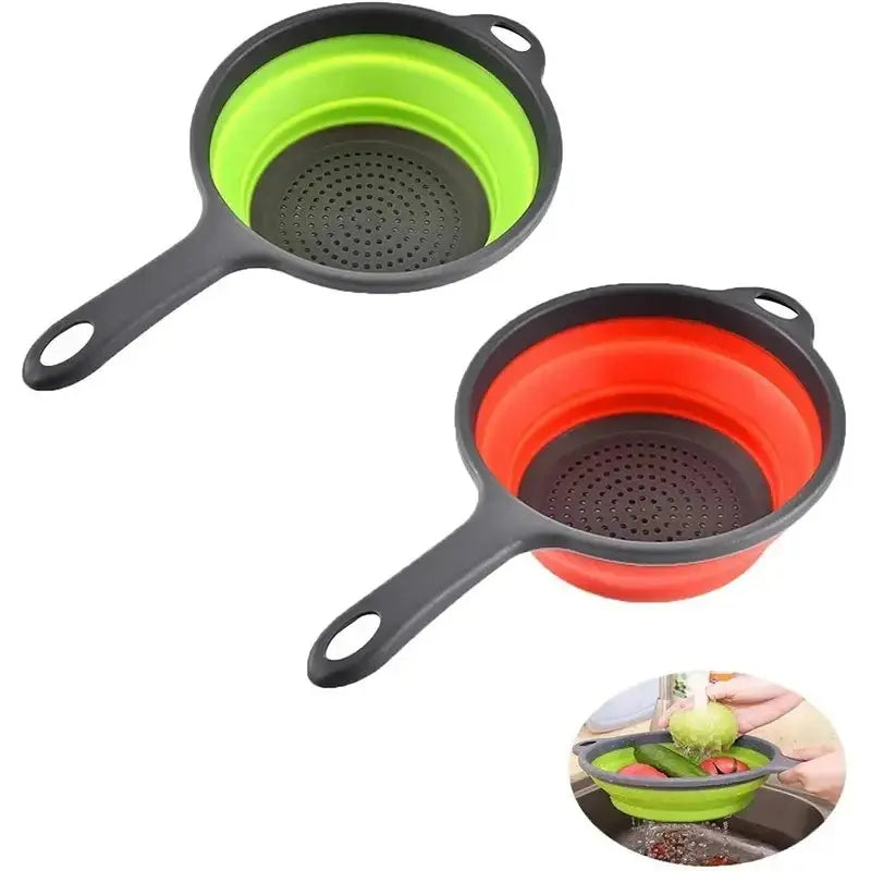 Passoire pliable avec manche | SpacSave™ Art-Galleyset
