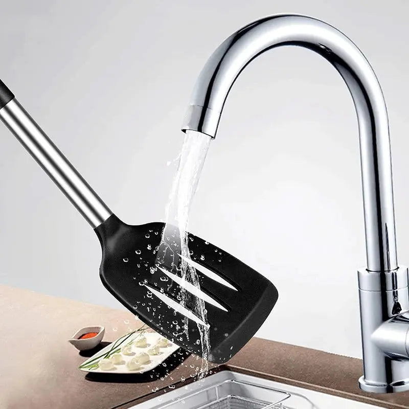 Spatule cuisine noir | SetKit Art-Galleyset