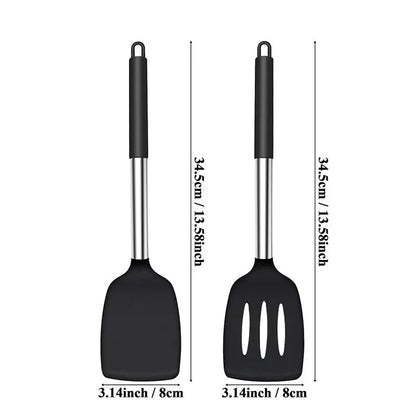 Spatule cuisine noir | SetKit Art-Galleyset