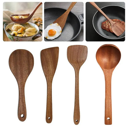 Spatule en bois Plat | TabSpoo Art-Galleyset
