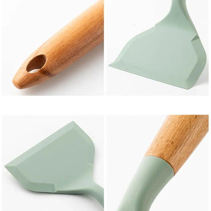 Spatules Poignée en bois | FooGrad Art-Galleyset